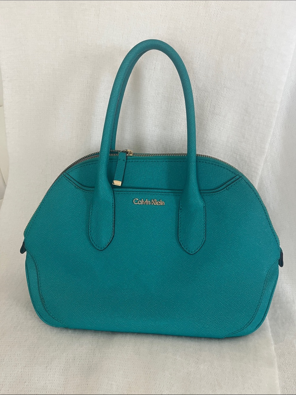 Calvin Klein Teal Dome Satchel